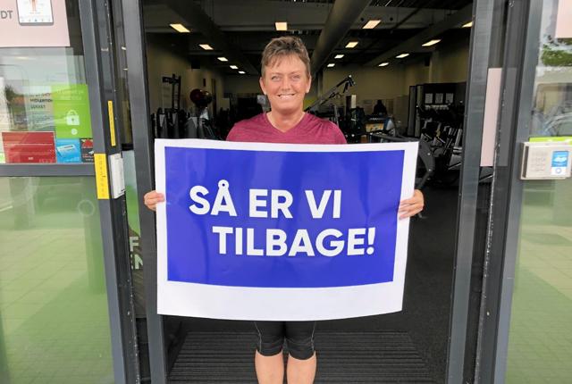 Efter tre måneders pause glæder Lisa Farum Kristiansen sig til, at lukke op for træningen i LOOP Fitness Sæby. Foto: Lisa Farum Kristiansen