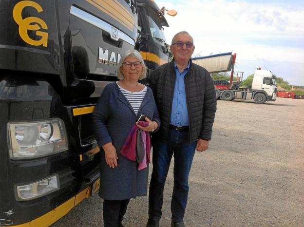 Kurt og Rise Guldhammer fra Chr Guldhammer A/S glæder sig over de 75 år, og de håber, at det meget snart bliver muligt at fejre firmaets jubilæum med flere mennesker.