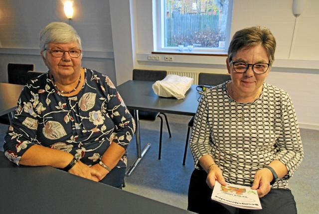 Den tidligere koordinator, Karin Merete Nielsen, og den nye, Ulla Boel Christensen. Foto: Jørgen Ingvardsen
