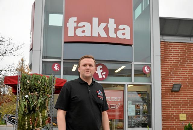 Jesper Andersen, ny butikschef hos Fakta i Terndrup. Foto: Jesper Bøss