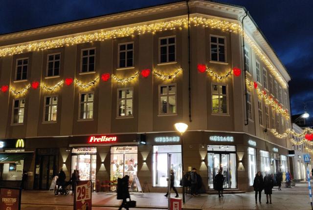 Så smuk er julebelysningen, som du snart kan nyde i midtbyen. Foto: City-Ejendomme Aalborg
