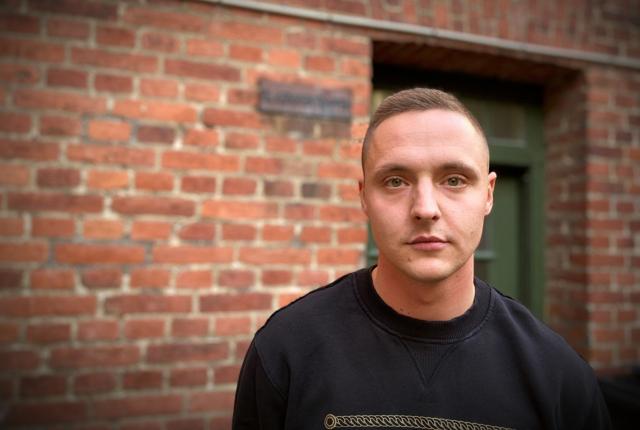 Rapperen Intensiv  MC savner plads til den alternative musikscene i Aalborg. Foto: Niels Skovmand