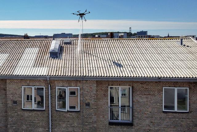 Droner kan bruges til mange formål. Firmaet Sky level bruger droner i bekæmpelsen af måger. Arkivfoto: Claus Søndberg