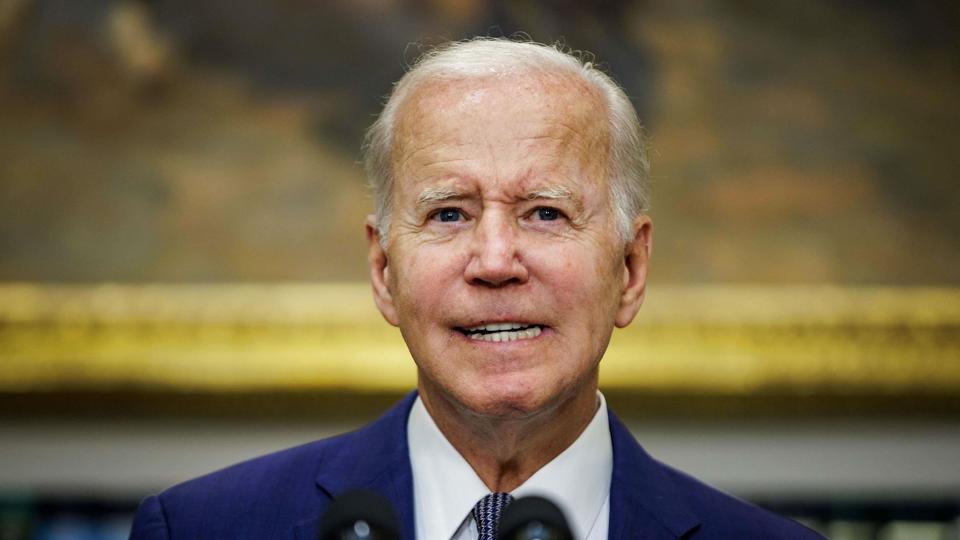 USA's præsident, Joe Biden, opfordrer vælgerne til at hjælpe med at genskabe abortrettigheder i USA. <i>Samuel Corum/Ritzau Scanpix</i>