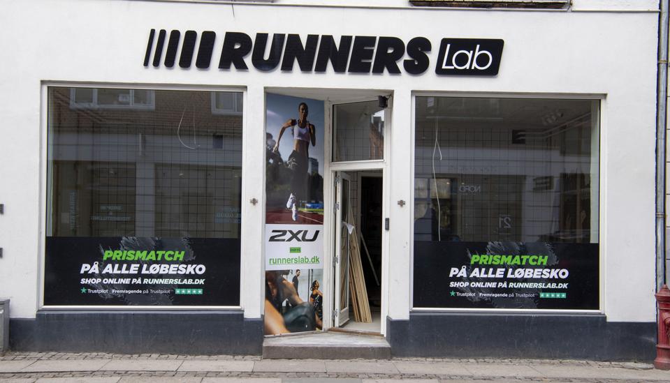 Runners Lab lukkede butikken i Urbansgade for kort tid siden. <i>Foto: Kim Dahl Hansen</i>