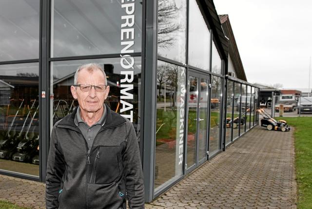 Virksomheden, der blev stiftet 8. marts, for 40 år siden, blev startet af Jens Peter Steffensen i lejede lokaler i Danmarksgade 6. Hjørring. Foto: Peter Jørgensen