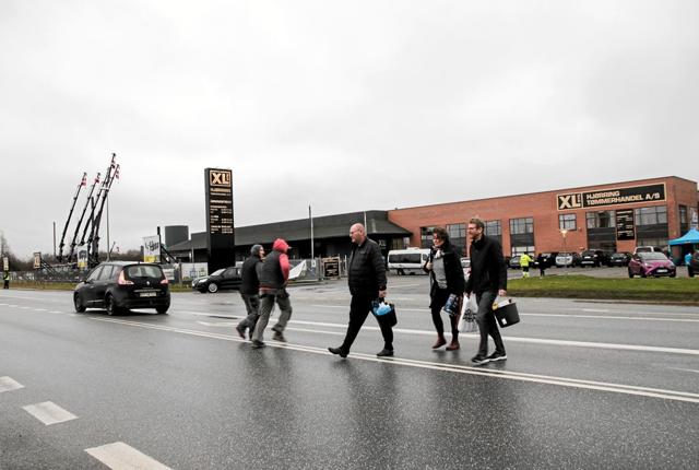 Der var noget at køre efter ved åbningen af XL-BYG i Hjørring, der slog dørene op lørdag den 29. februar. Foto: Peter Jørgensen