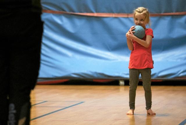 Der er fokus på håndbolden ved VHG's Trille Trolle-arrangementer. Foto: Allan Mortensen