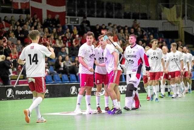 Danmark vandt første kamp 12-4 over Island. Foto: Michael Madsen