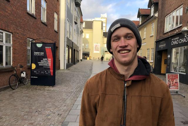 24-årige Rasmus Villadsen er på vej til udlandet. Foto: Julian Drud Sørensen