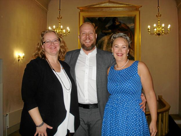 Fra venstre Christina Beltoft, Morten Andersen og Kirsten Stokholm Jørgensen. Foto: Jens Peter Larsen