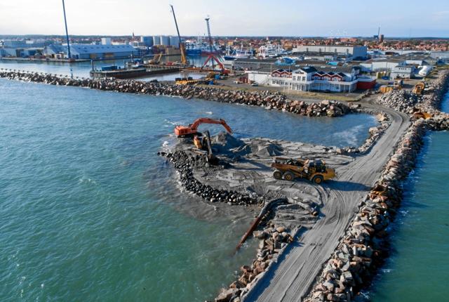 190.000 kvadratmeter bliver det til, når man er færdig med at udvidelsen af Skagen Havn.