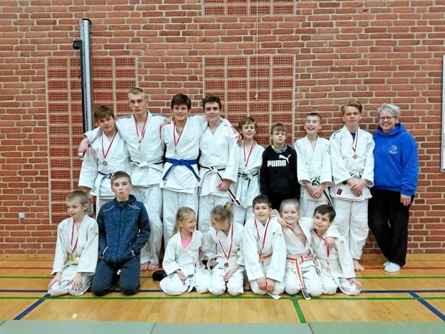 Ørsø Judoklub har haft stævne. Privatfoto