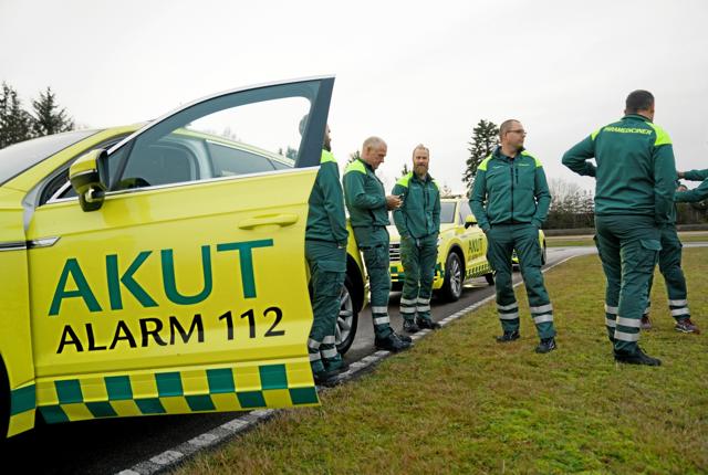Regionen har overstået de første døgn med egen drift af akutbiler, paramedicinerbiler og akutlægebiler. Foto: Region Nordjylland