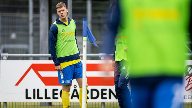 Tobias Anker er hentet i FC Midtjylland og fik lørdag sine første Vendsyssel-minutter i benene. <i>Foto: Lars Pauli</i>