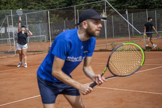 Dansk Tennis Forbund og DGI Tennis kårer i år 15 højdespringere.Arkivfoto. Lars Pauli