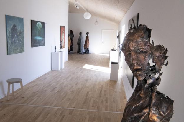 Jens Galschiøt udstillede i 2021 på Frederikshavn Kunstmuseum med 'Gentagelsens anatomi'. <i>Arkivfoto</i>