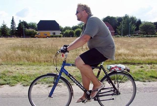 Niels Skovmand har erstattet bilen med cykel. Arkivfoto: Mikkel Ottesen