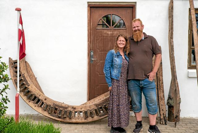 Anne Gaden og Jens Gajhede glæder sig til at vise møllen frem og fortælle om den store restaurering og møllens historie. Foto: Niels Helver