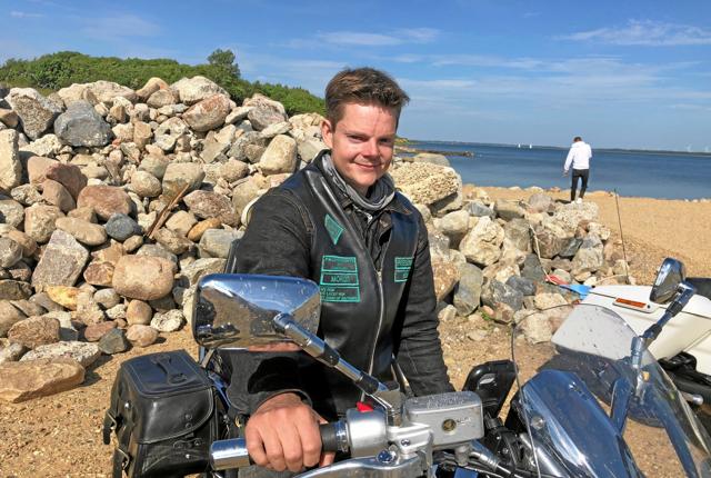 Robert Aasen, præsident for Falling Knights Morsø, glædede sig, som var det juleaften, da klubben igen kunne byde velkommen til bikertræf på Sillerslev Havn.