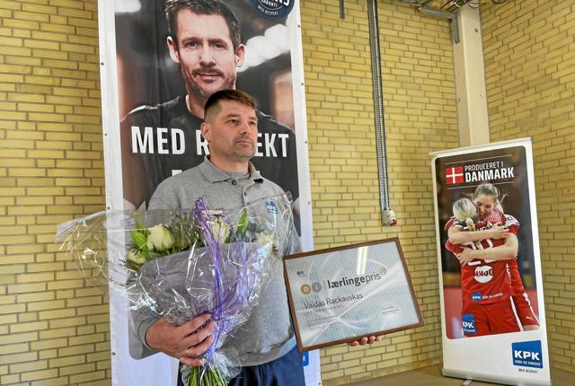 Vaidas Rackauskas vinder prisen som årets lærling blandt DI’s knap 300 medlemsvirksomheder i Thy og på Mors. Privatfoto