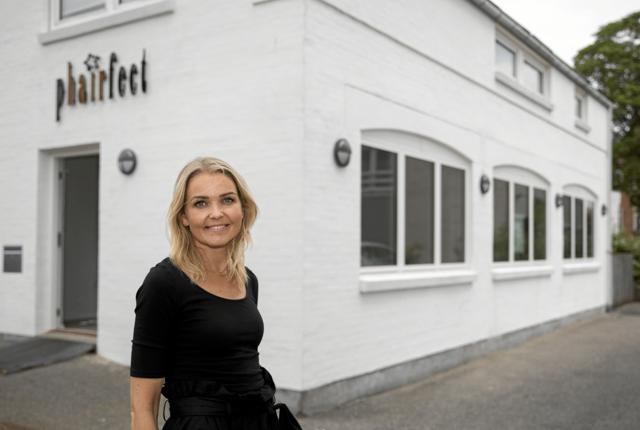 Katrine Trekær Bech flytter sin salon til den tidligere øjenklinik i gården bag Smørgåsen. Foto: Michael Madsen
