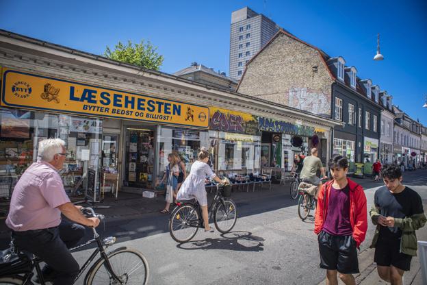 Hos Læsehesten kan du gå på jagt mellem knap 20.00 plader - hovedparten brugte. Arkivfoto: Martin Damgård