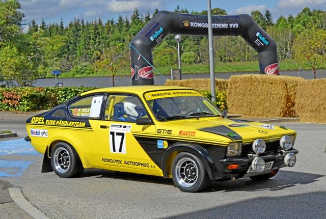 Lokale Karsten Holst Jensen stiller til start i en Opel Kadett GT/E fra 1976. Han har tidligere hjemkørt en generalsejr i et tilsvarende hillclimb-løb i Nordsjælland.  Privatfoto