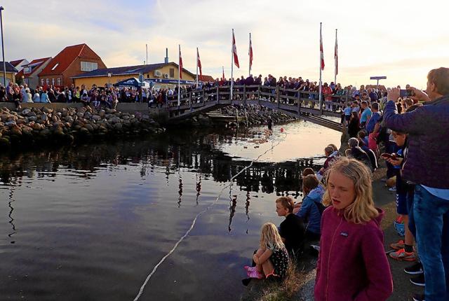 Sankthansfesten på Sæby Havn er normalt et stort tilløbsstykke. Foto: Privat