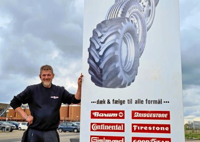 Jesper Christensen har længe drømt om at åbne eget dækcenter og ser samarbejdet med Ovethi som et rigtig godt startgrundlag. Privatfoto