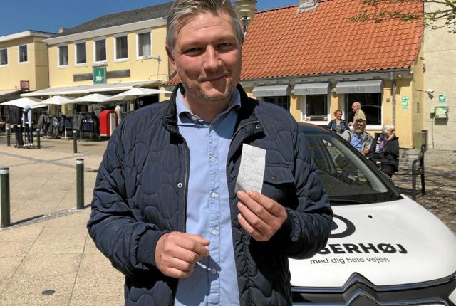 To gange pasta med hvidløgsbrød gjorde Jacob Børresen til den heldige vinder af en bil i ét år. Foto: Lisa Farum Kristiansen