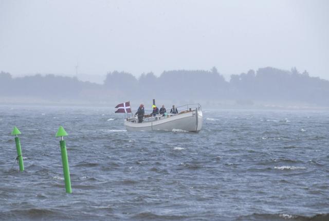Gøl Båden gjorde det godt, da den endelig kom ud på åbent vand efter mange års renovering. Foto: Henrik Louis