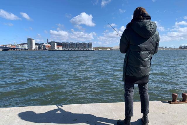 Kan man fiske i Limfjorden? Selvfølgelig kan man det! Foto: Sofie Rønn Christensen