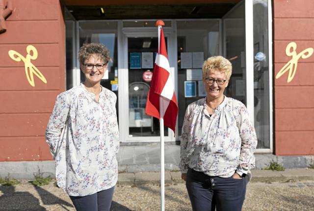 Gitte Aaen og Henriette Woller kan fejre 25 års jubilæum i lokalerne i Søndergade. Foto: Michael Madsen
