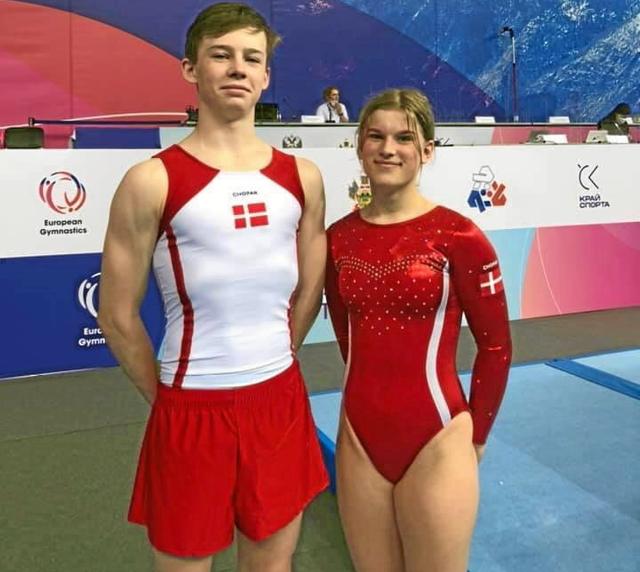Aksel Koldkjær og Milla Maysfelt fra Springteam Nordjylland var med til at repræsentere Danmark ved Europamesterskaberne i trampolin.