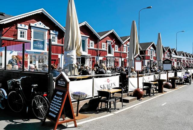 Den fremrykkede genåbning blev en succes i Skagen. Foto: Peter Jørgensen