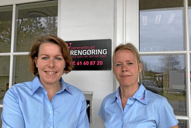 Nu er der to ejere af Jammerbugt Rengøring - Karen Jensen og Charlotte Thorssager Kronborg. Foto: Jammerbugt Rengøring