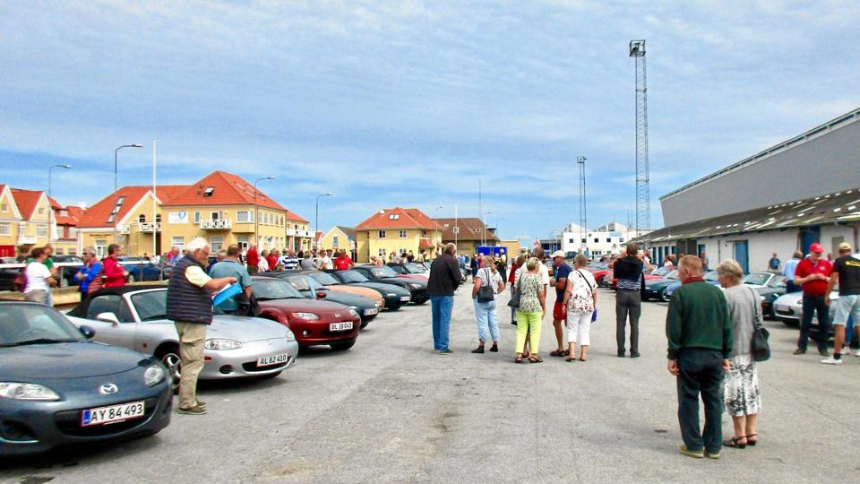 Der er tryk på Skagen i sommermånederne med masser af turister og mange arrangementer. Det medfører, at der er rift om parkeringspladserne. <i>Privatfoto</i>