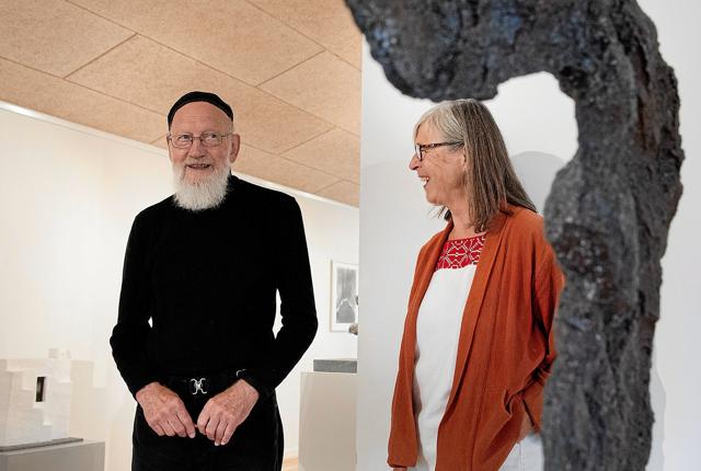 De to morslandske kunstnere Erik Heide og Kirsten Klein er medlemmer af Vrå-udstillingen. Arkivfoto: Peter Mørk