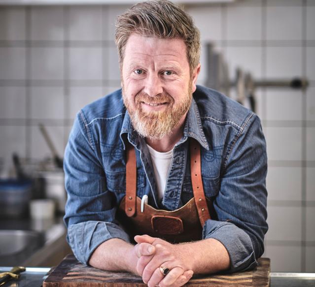 Henrik Mouritzen har hidtil været selvstændig med Mouritzens Mad, nu får han sin egen restaurant i form af caféen på Lindholm Høje. PR-foto