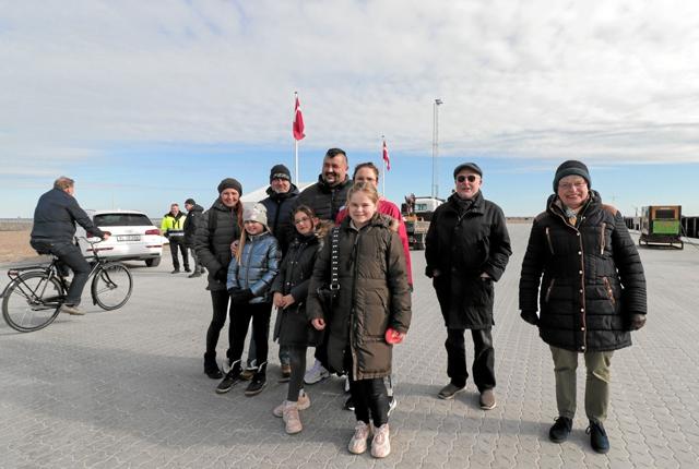 Mange mennesker var fredag eftermiddag taget til indvielse på Skagen Havn for at se 3. Etape af havneudvidelsen. Foto: Peter Jørgensen