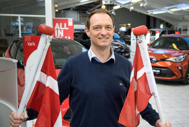 Kasper Kristensen, direktør for Toyota MTH Biler, er glad for igen at kunne slå dørenen op for privatkunder i Nykøbing og de øvrige afdelinger i Thisted, Brovst, Aars og Løgstør.