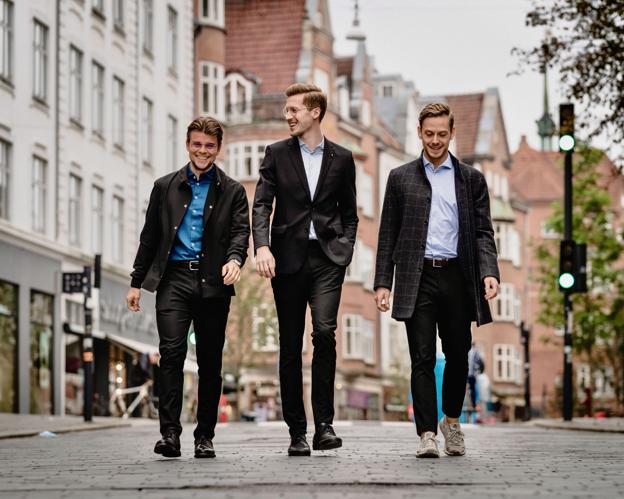 Christoffer Bak, Kasper Ulrich og Christian Aachmann rider på en bølge af succes. PR-foto