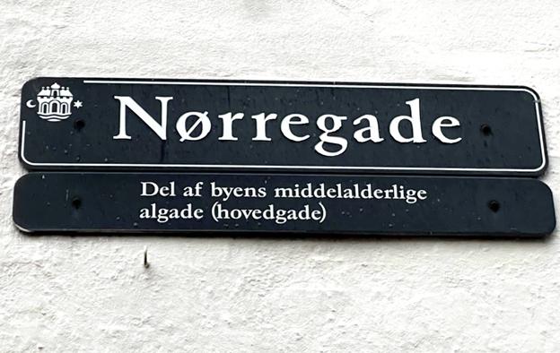 I videoen får du info om de forskellige initiativer i forretningerne her i Nørregade. Foto: Niels Skovmand