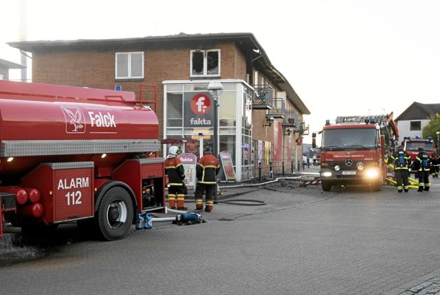 Fakta-branden i Vester Hassing den 14. juni udgjorde årets størte indsats for Falck i Hals. Foto: Allan Mortensen