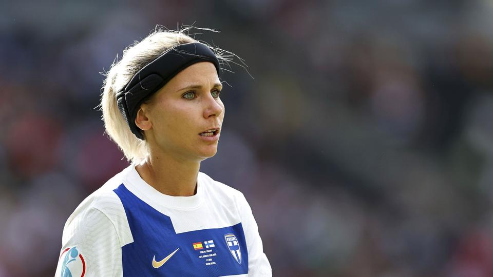 Tuija Hyyrynen kommer ikke i kamp mod Danmark. <i>David Klein/Ritzau Scanpix</i>