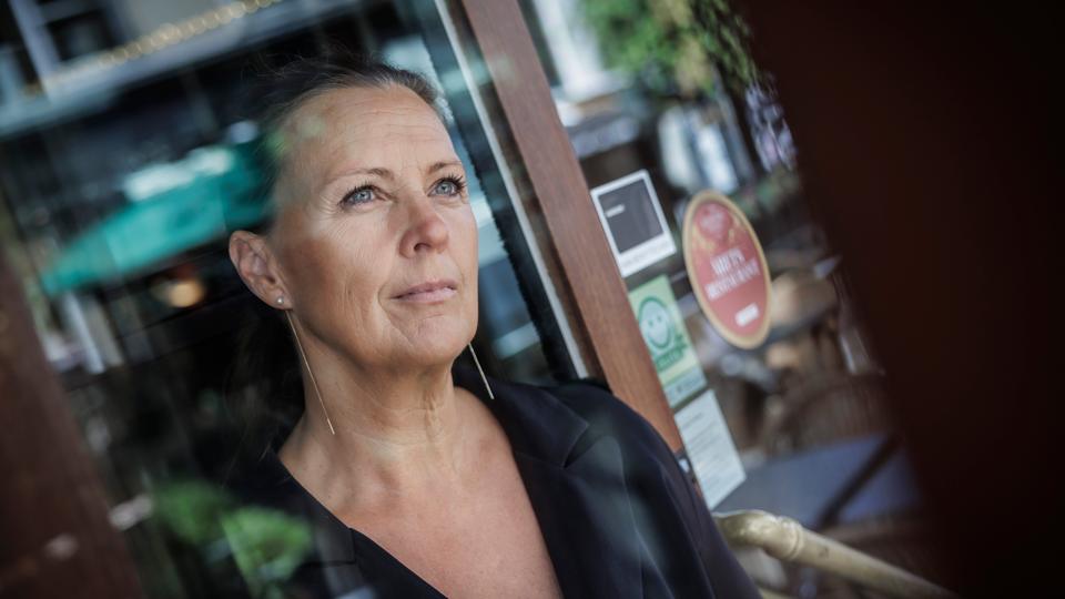 I november tog Gitte Jensen modvilligt en endelig afsked med den argentinske køkkenchef Horacio. <i>Foto: Martin Damgård</i>