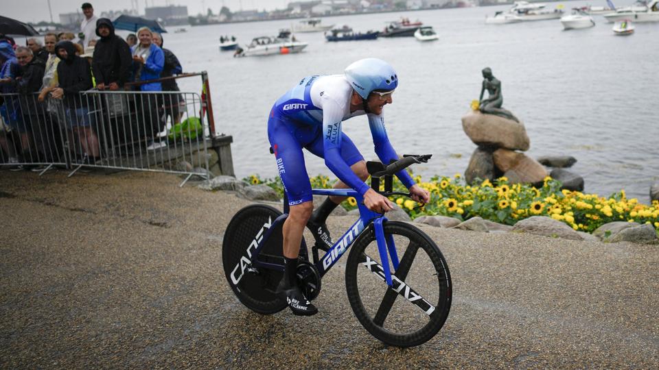 Luke Durbridge nåede at køre ni etaper af Tour de France, inden han gik i coronafælden. <i>Daniel Cole/Ritzau Scanpix</i>