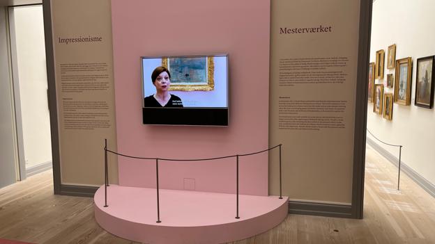 Skagen Kunstmuseer har fundet på denne erstatning for Monets maleri, som er rejst tilbage til Frankrig. <i>Foto: Skagen Kunstmuseer</i>