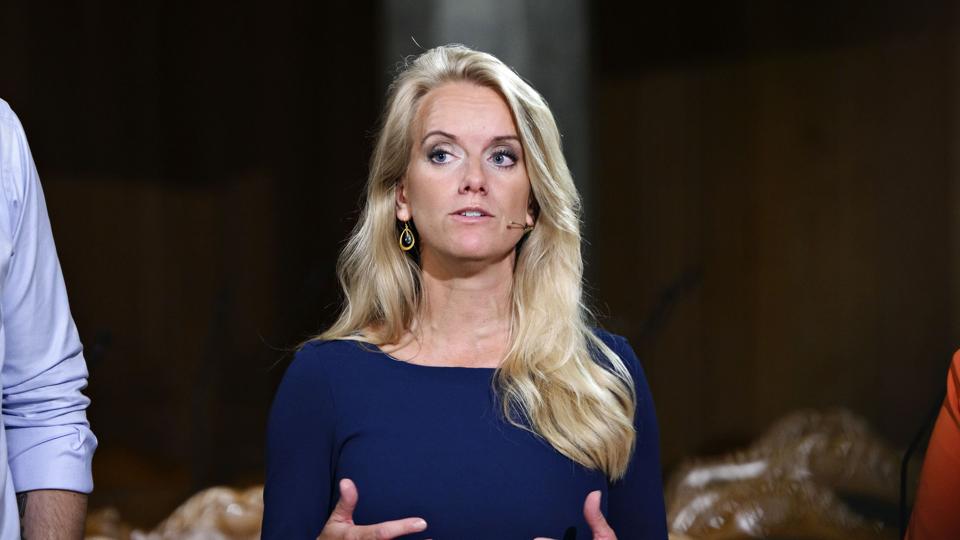 Nye Borgerliges formand, Pernille Vermund, håber at kunne presse regeringens støttepartier med egen advokatvurdering i Minksagen. (Arkivfoto). <i>Philip Davali/Ritzau Scanpix</i>